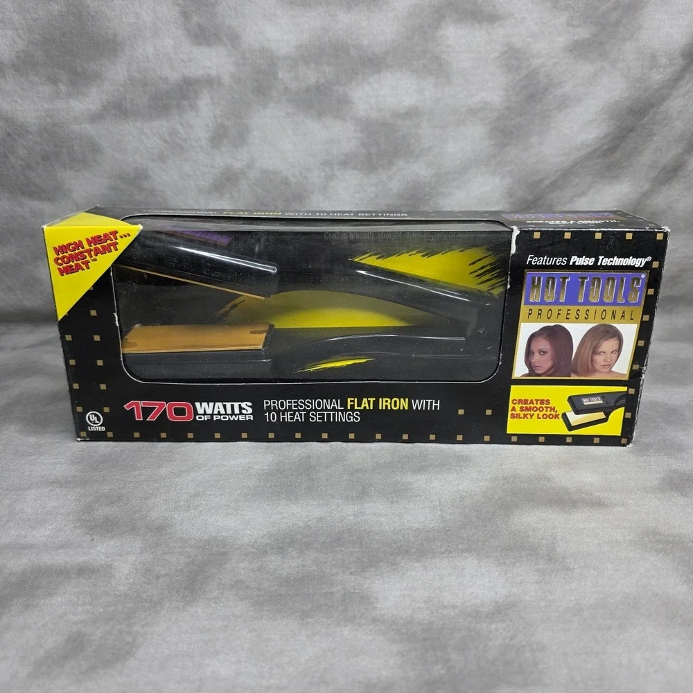 Hot Tools Professional Flat Iron 10 Heat Settings Model 1190 NEW in Box